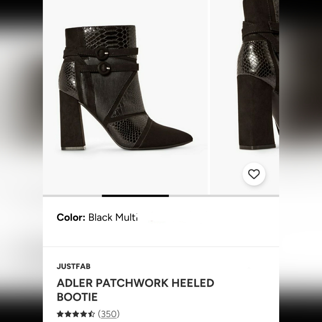 Adler Patchwork Heeled Bootie